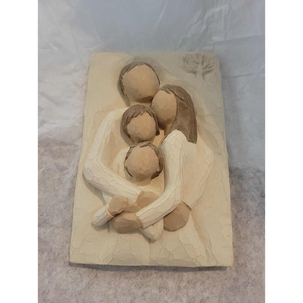 Willow Tree Family Plaque by Susan Lordi Resin Wall Mounted Modern Abstract